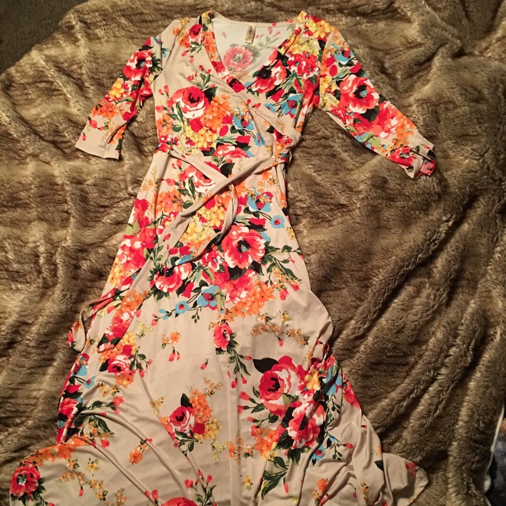 Wrap Maxi Dress